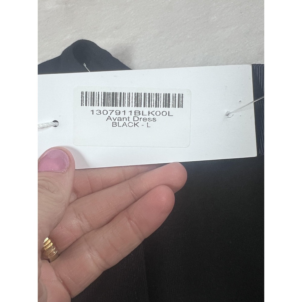 Reformation Avant Dress Womens Large Black Cut Out‎ Bow Long Sleeve Bodycon Mini - Picture 3 of 11